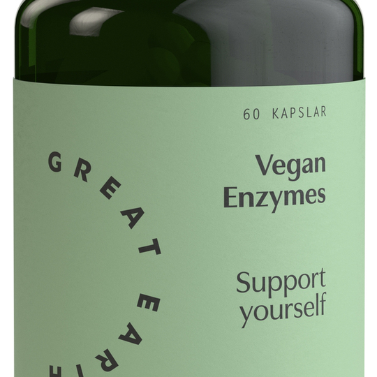 Great Earth Vegan Enzymes 60 kapslar