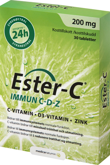 Ester-C Immun C-D-Z 30 tabletter