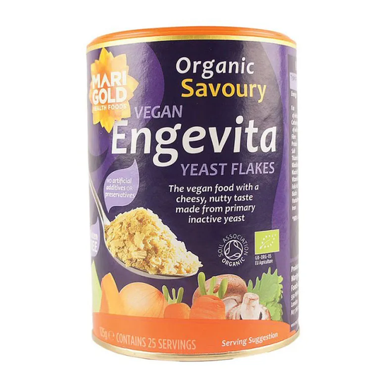 Marigold Näringsjästflingor Engevita, 125 g ekologisk