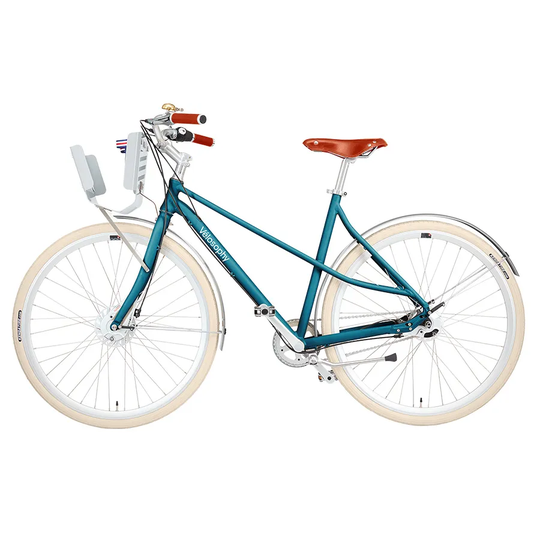Vélosophy Cykel Comfort Original Petrol Korg Silver, Stl 54