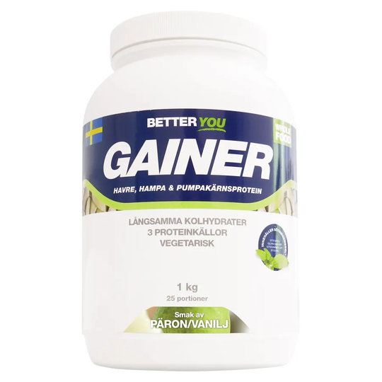 Better You Whole Food Gainer Päron & Vanilj, 1kg