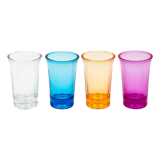 Färgglada Shotglas - 4-pack