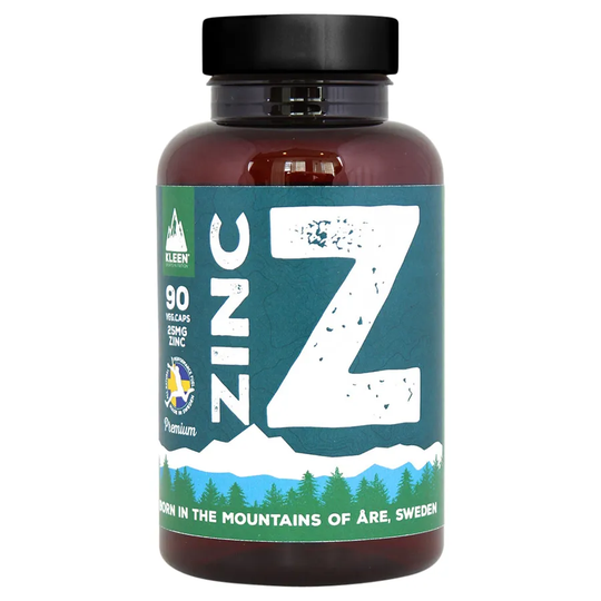 Kleen Sports Nutrition Zink 25mg, 90 kapslar