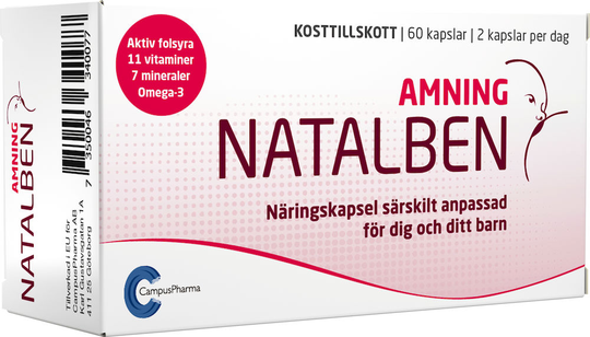 Natalben Amning Kapsel 60st