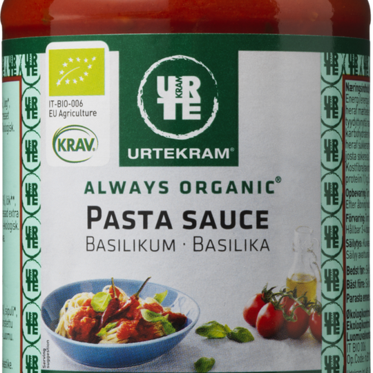 Urtekram Basilika pastasås EKO 350 g