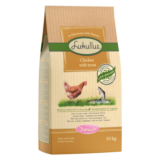 Lukullus Junior Kyckling & öring - 1,5 kg