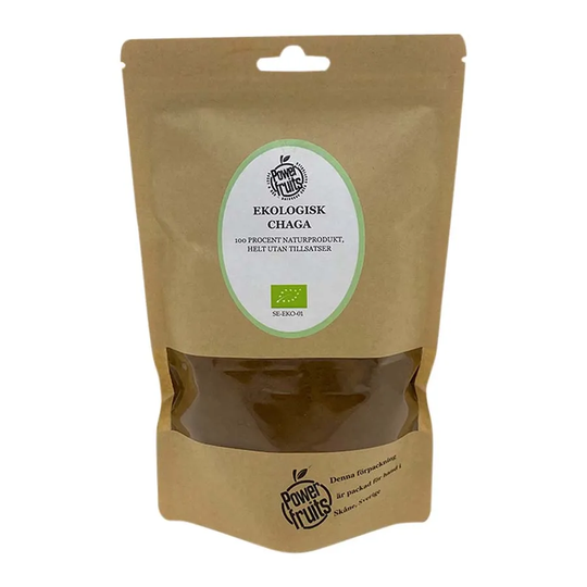 Powerfruits Chagapulver, 200 g ekologisk