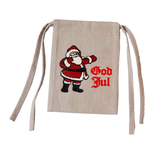 Godissäck i Jute God Jul - Liten
