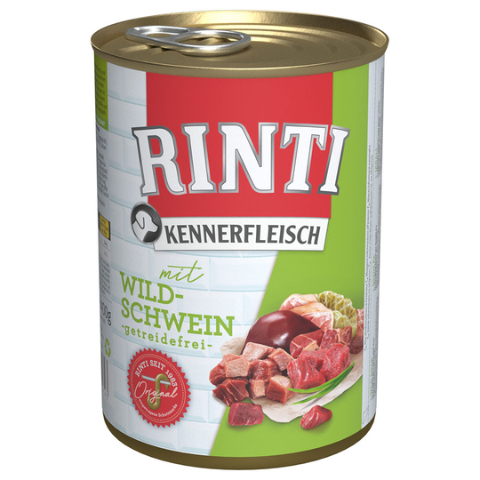 RINTI 12 x 400 g - Vildsvin