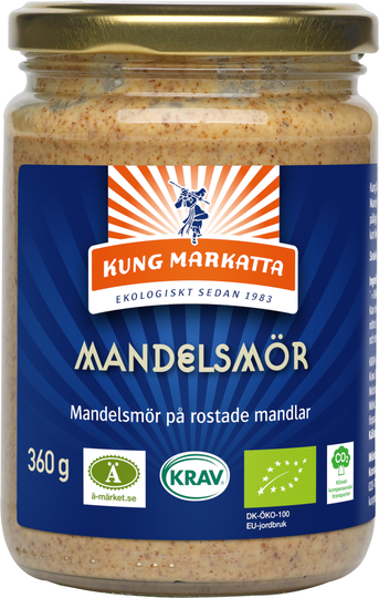 Kung Markatta Mandelsmör Krav 360 g