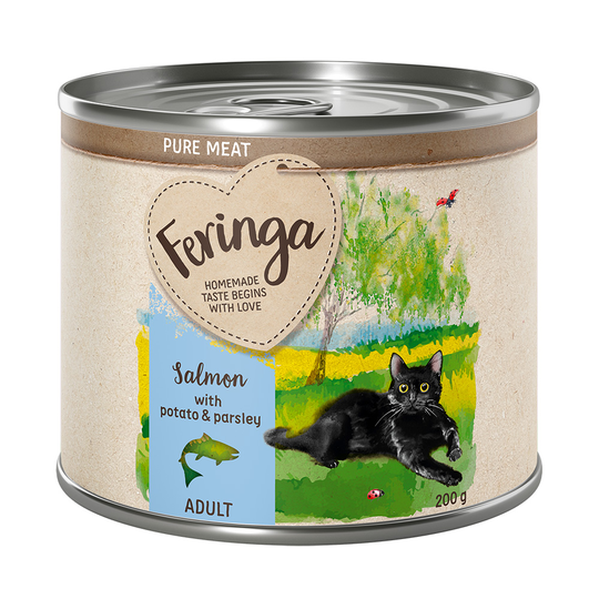 Feringa Pure Meat Menue 6 x 200 g - Lax med potatis & persilja