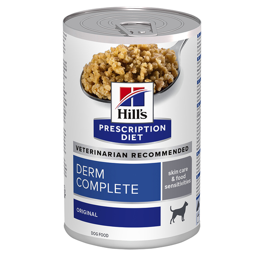 24 x 354/360/370 g Hill's Prescription Diet till sparpris! - Derm Complete 24 x 370 g