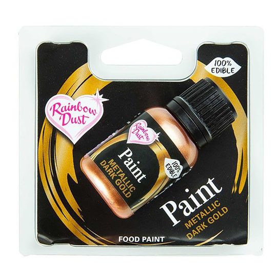 Rainbow Dust Ätbar Färg - Mörk Guld