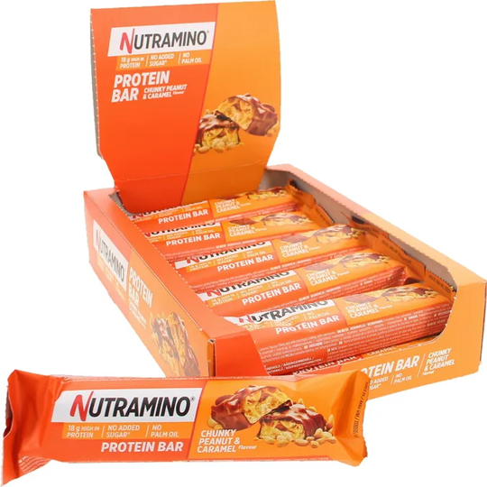 Nutramino Proteinbar Chunky Peanut & Caramel 12-pack