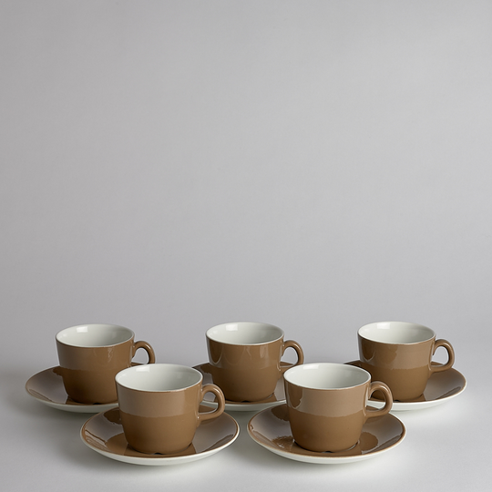 Rörstrand - SÅLD Kaffekoppar med Fat 5 st