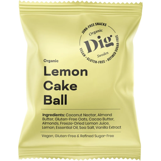 Dig/Get Raw Lemon Cake Ball 25 g