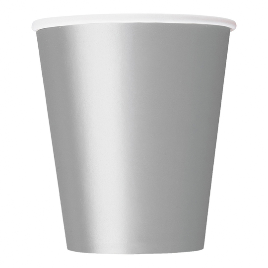 Pappersmuggar Silver - 8-pack
