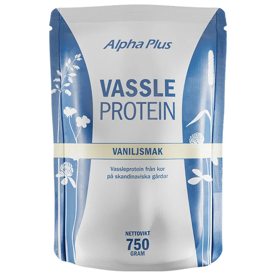 Alpha Plus Vassleprotein Vanilj, 750g