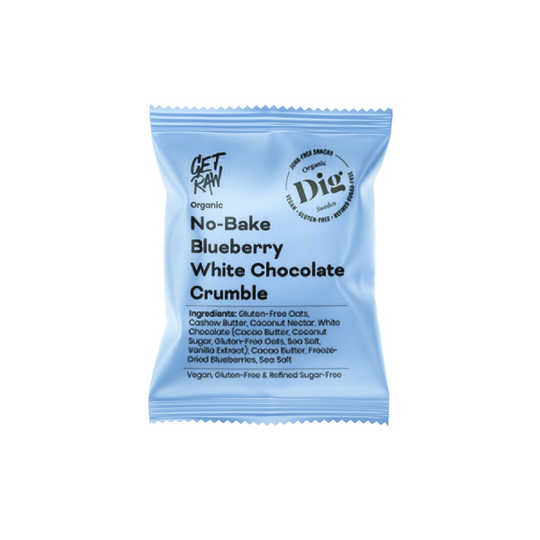 Dig Vitchoklad Blåbärssmulpaj 35g