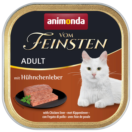 Ekonomipack: Animonda vom Feinsten Adult 32 x 100 g - Kycklinglever
