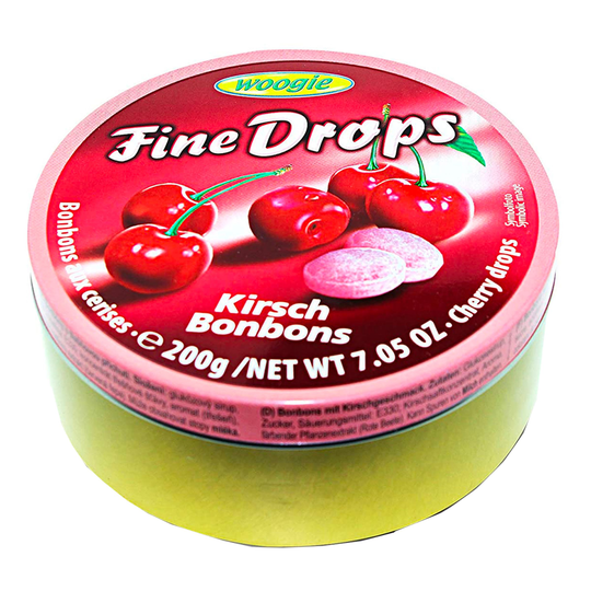 Fine Drops Körsbär i Plåtburk - 200 gram