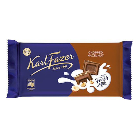 Karl Fazer Hackade Hasselnötter