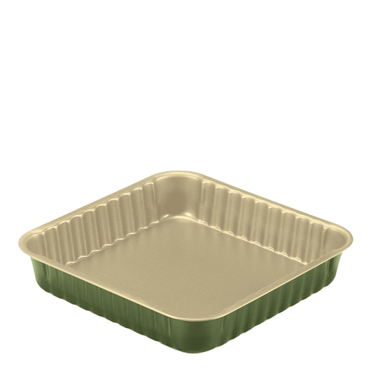 Guardini - Bake Natural Kakform Fyrkantig 24 cm Grön/Beige