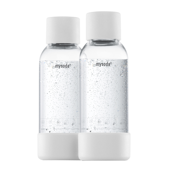MySoda - Flaska till Kolsyremaskin 2-pack 0,5 L White