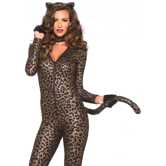 Jumpsuit, Sexy Glamour Kitten Leg Avenue L