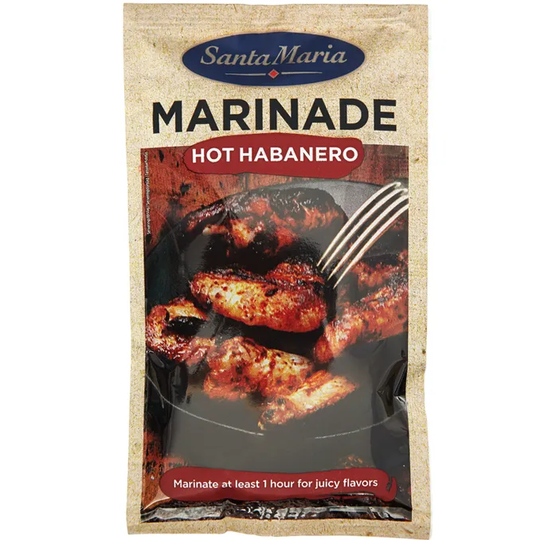 Santa Maria 4 x Marinad Hot Habanero