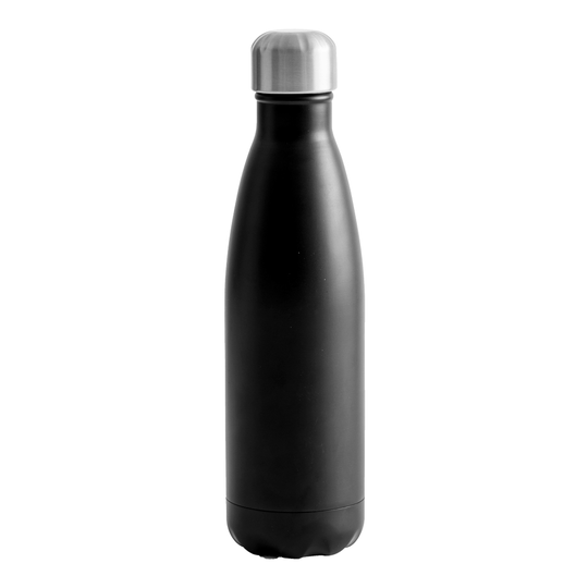 Sagaform - To Go Stålflaska 50 cl Svart