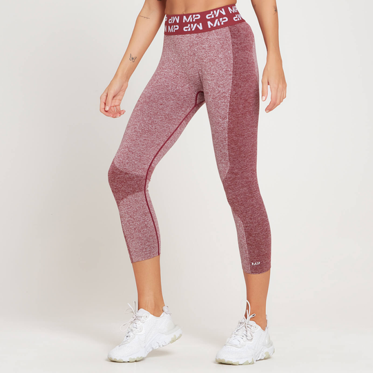 MP Women's Curve 3/4 Leggings - Svart/körsbär - XXS