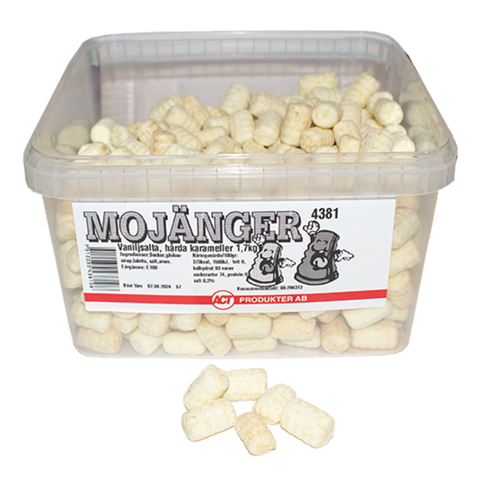 Mojänger Vaniljsalta - 1,7 kg