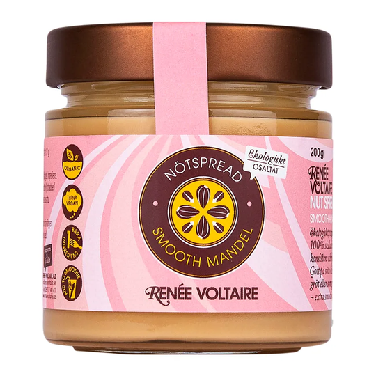 Renée Voltaire Nötspread Smooth Mandel, 200 g ekologisk