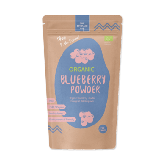 The Organic Labs Blåbärspulver EKO 70 g