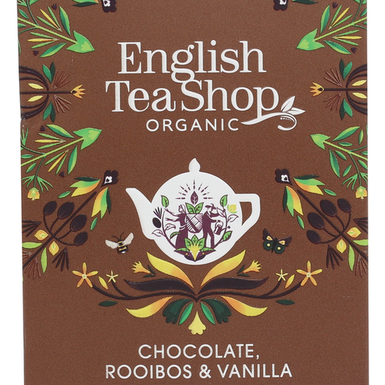 English Tea Shop Choklad, Rooibos & Vanilj 40 g
