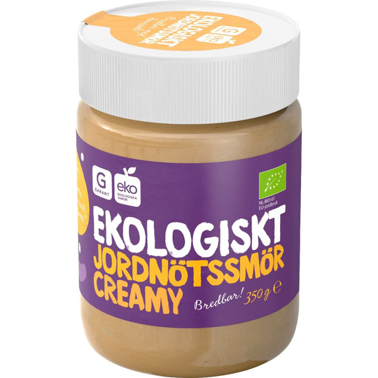 Garant Eko Jordnötssmör creamy 350 g