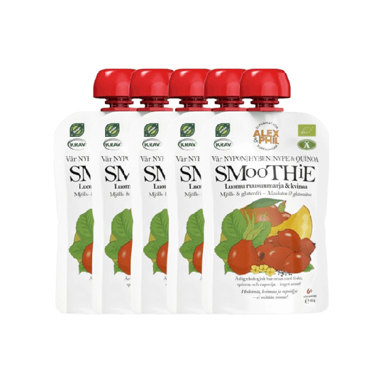 AlexΦl Ekologiska Nypon- & Quinoa Smoothie 5-pack