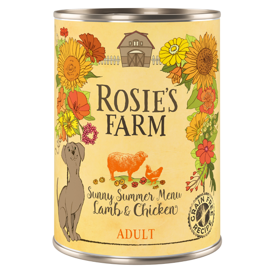 Rosie's Farm Sommar Edition Lamb & Chicken - 6 x 400 g