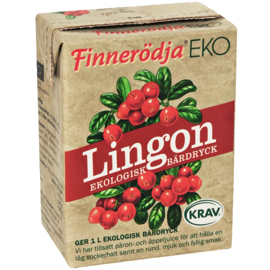 Finnerödja 3 x Bärdryck Lingon Eko