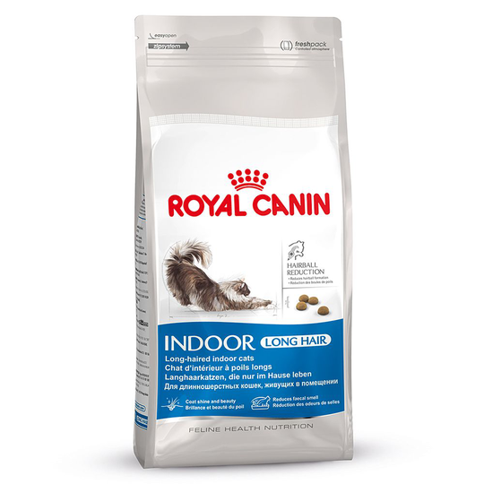 Ekonomipack: 2 x Royal Canin kattfoder till lågpris - Indoor Long Hair 35 (2 x 10 kg)