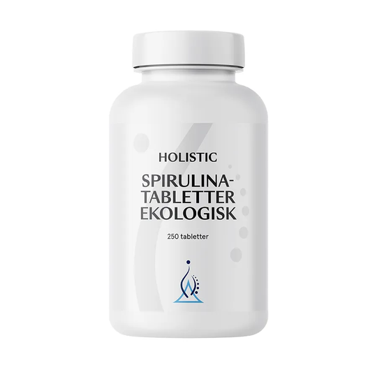 Holistic Spirulinatabletter, 250 tabletter ekologisk