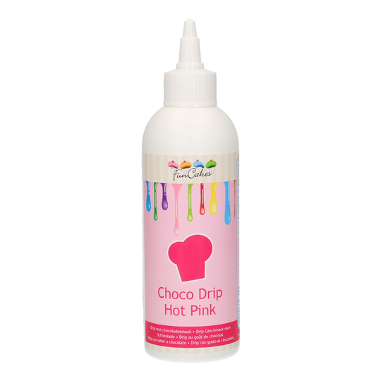 FunCakes Choco Drip Hot Pink/Rosa - 180 g