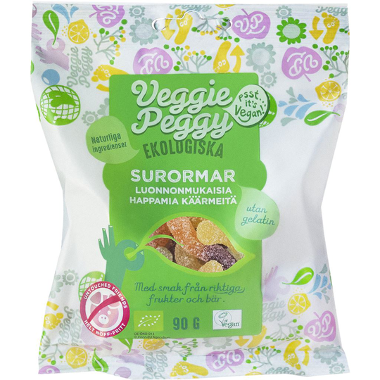 Veggie Peggy Ekologiska Surormar 90 g