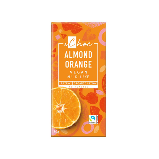iChoc Almond Orange Vegan 80g