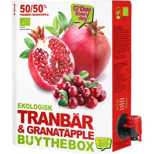 Buy the Box Eko Juice Granatäpple & Tranbär