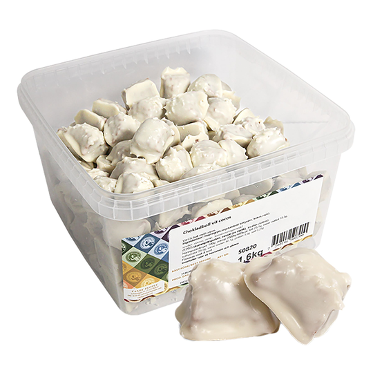 Mormos Lisas Cocosboll Vit Choklad Storpack - 1,6 kg