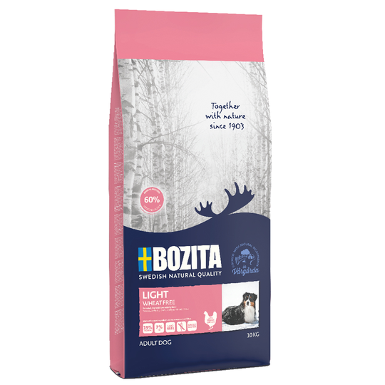 Ekonomipack: 2 stora påsar Bozita torrfoder till lågpris! - Light (2 x 10 kg)