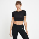 MP Composure Short Sleeve Crop Top för kvinnor - Svart - S