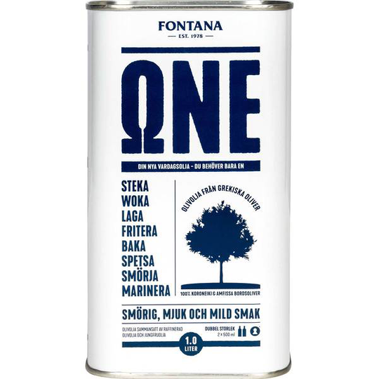 Fontana ONE Olivolja Plåt 1 liter